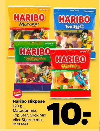 Netto Haribo slikpose tilbud