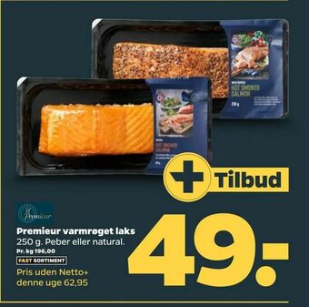 Netto Premieur varmrøget laks tilbud