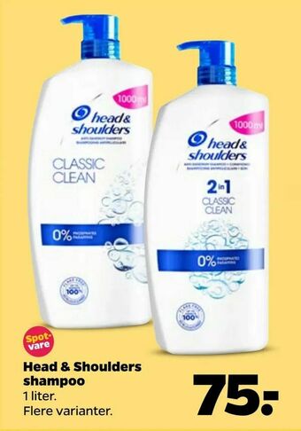 Netto Head & Shoulders shampoo tilbud