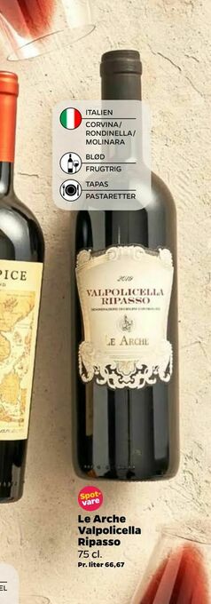 Netto Le Arche Valpolicella Ripasso tilbud