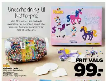 Midi perler i æske