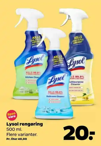 Lysol rengøring