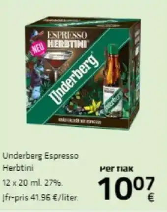 Fleggaard Underberg Espresso Herbtini tilbud