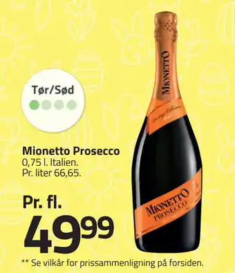 Fleggaard Mionetto Prosecco tilbud