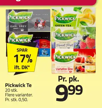 Fleggaard Pickwick Te tilbud