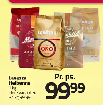 Fleggaard Lavazza Helbønne tilbud