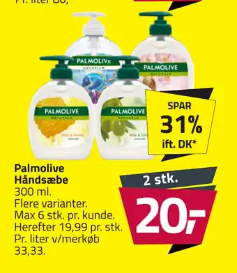 Fleggaard Palmolive Håndsæbe tilbud