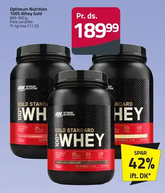 Fleggaard Optimum Nutrition 100% Whey Gold tilbud