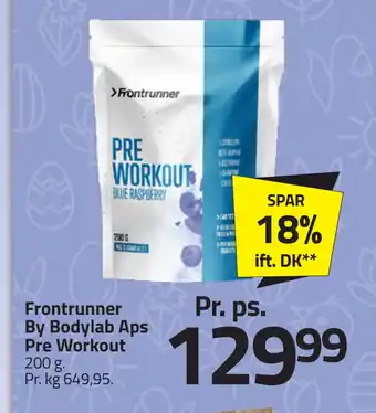 Fleggaard Frontrunner By Bodylab Aps Pre Workout tilbud