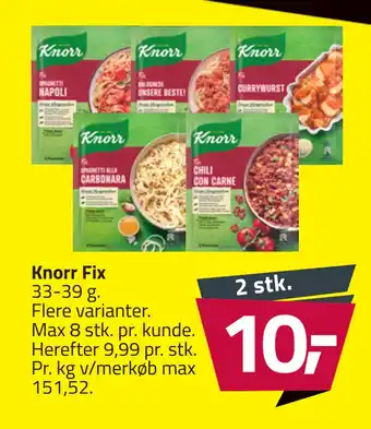 Fleggaard Knorr Fix tilbud