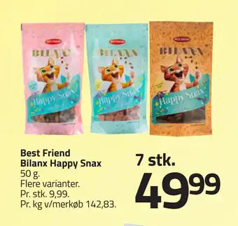 Fleggaard Best Friend Bilanx Happy Snax tilbud