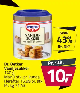 Fleggaard Dr. Oetker Vaniljesukker tilbud