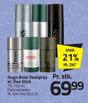 Fleggaard Hugo Boss Deospray el. Deo Stick tilbud