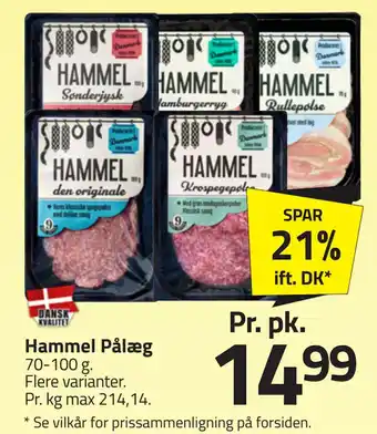 Fleggaard Hammel Pålæg tilbud