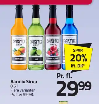 Fleggaard Barmix Sirup tilbud