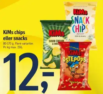 Føtex KiMs chips eller snacks tilbud