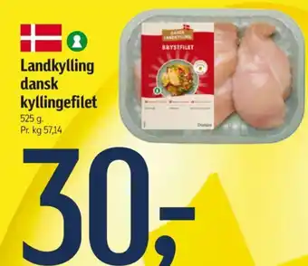 Føtex Landkylling dansk kyllingefilet tilbud