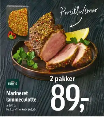 Føtex Marineret lammeculotte tilbud