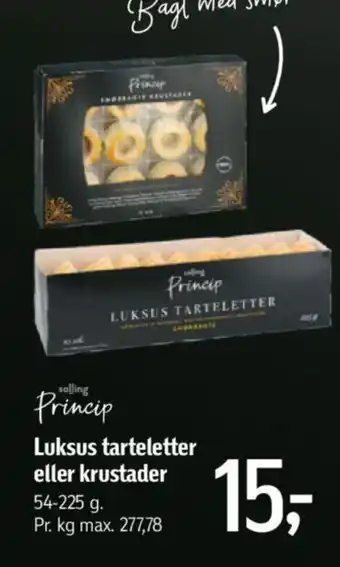 Føtex Luksus tarteletter eller krustader tilbud