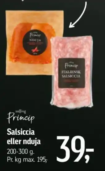 Salsiccia eller nduja 200-300 g.