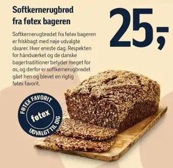 Føtex Softkernerugbrød fra føtex bageren tilbud