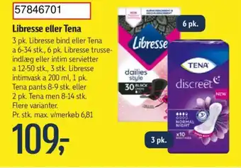 Føtex Libresse eller Tena tilbud