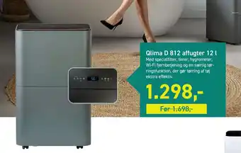 Johannes Fog Qlima D 812 affugter 12 l tilbud