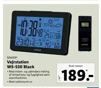 Vejrstation WS-530 Black