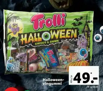 Halloween vingummi
