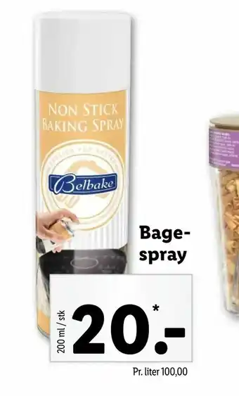Let-Køb Bage- spray tilbud