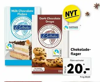 Let-Køb Chokolade- flager tilbud