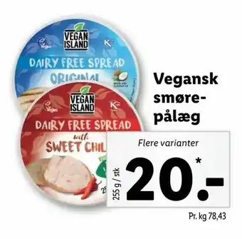 Vegansk smørepålæg