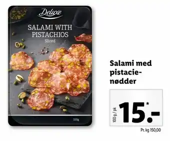 Let-Køb Salami med pistacienødder tilbud