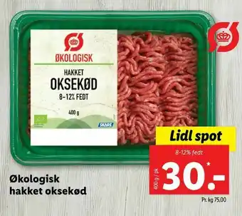 Let-Køb Økologisk hakket oksekød tilbud