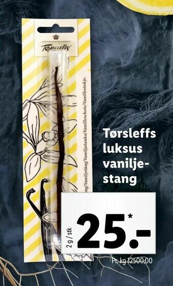 Tørsleffs luksus vaniljestang