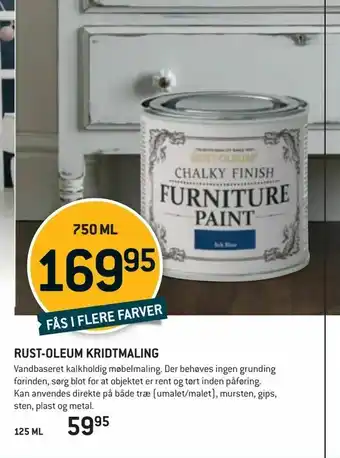 Rust-oleum kridtmaling