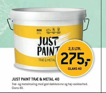 XL-BYG Just paint træ & metal 40 tilbud