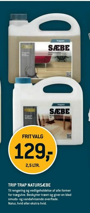 Trip trap natursæbe