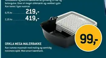 Orkla mega malerbakke