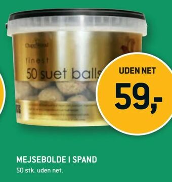 XL-BYG Mejsebolde i spand tilbud