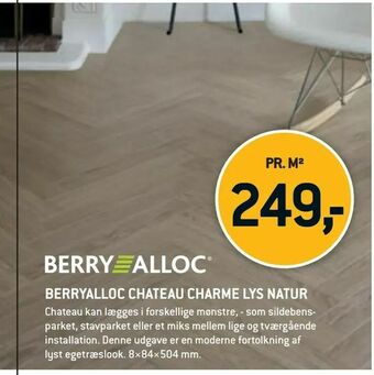 Berryalloc chateau charme lys natur