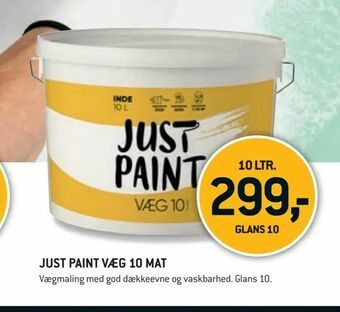 Just paint væg 10 mat