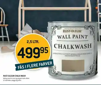 Rust-oleum chalk wash