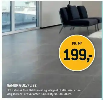 XL-BYG Namur gulvflise tilbud