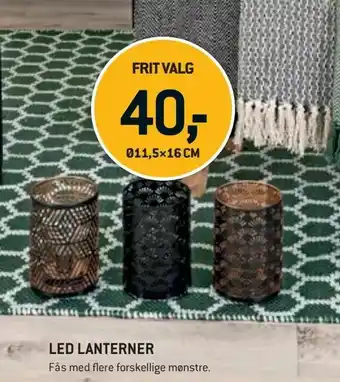 XL-BYG Led lanterner tilbud