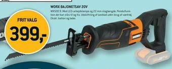 Worx bajonetsav 20v