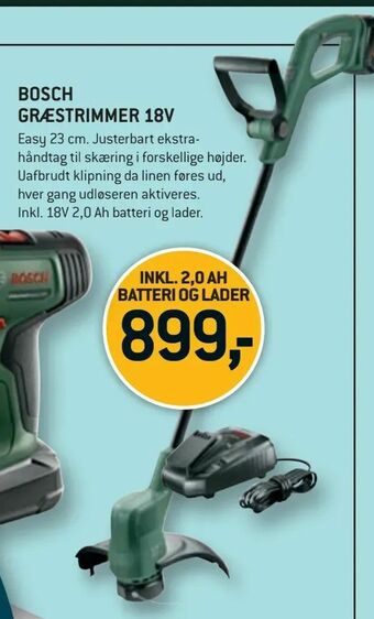 Bosch græstrimmer 18v