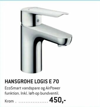 Hansgrohe logis e 70