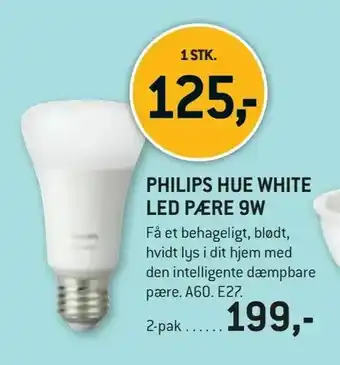 Philips hue white led pære 9w