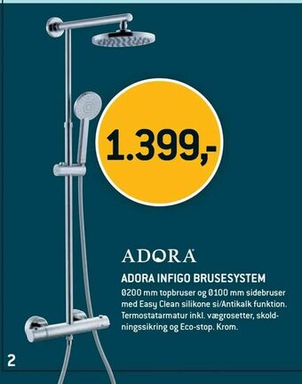 XL-BYG Adora infigo brusesystem tilbud